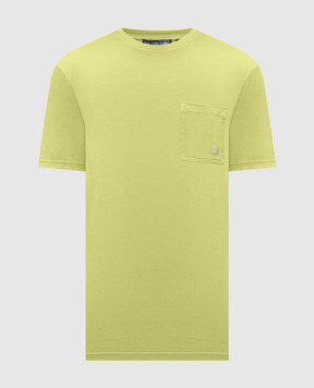 Vilebrequin Green T-shirt with embroidered emblem TTNCP103