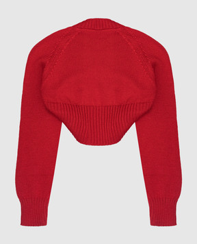 CAF Children's red bolero made of wool 701FI6M5