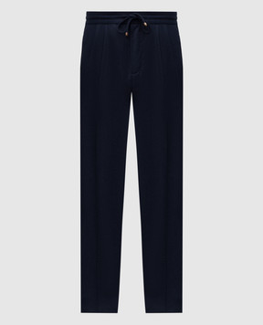 Brunello Cucinelli Blue wool pants ME226E1710