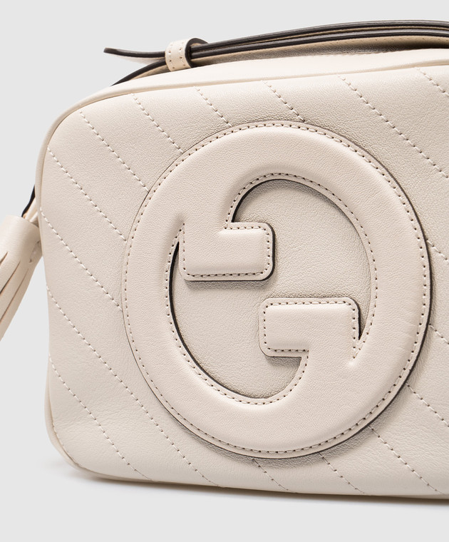 Gucci Beige leather crossbody bag with textured logo 7423601IV0G buy with Ireland delivery at Symbol