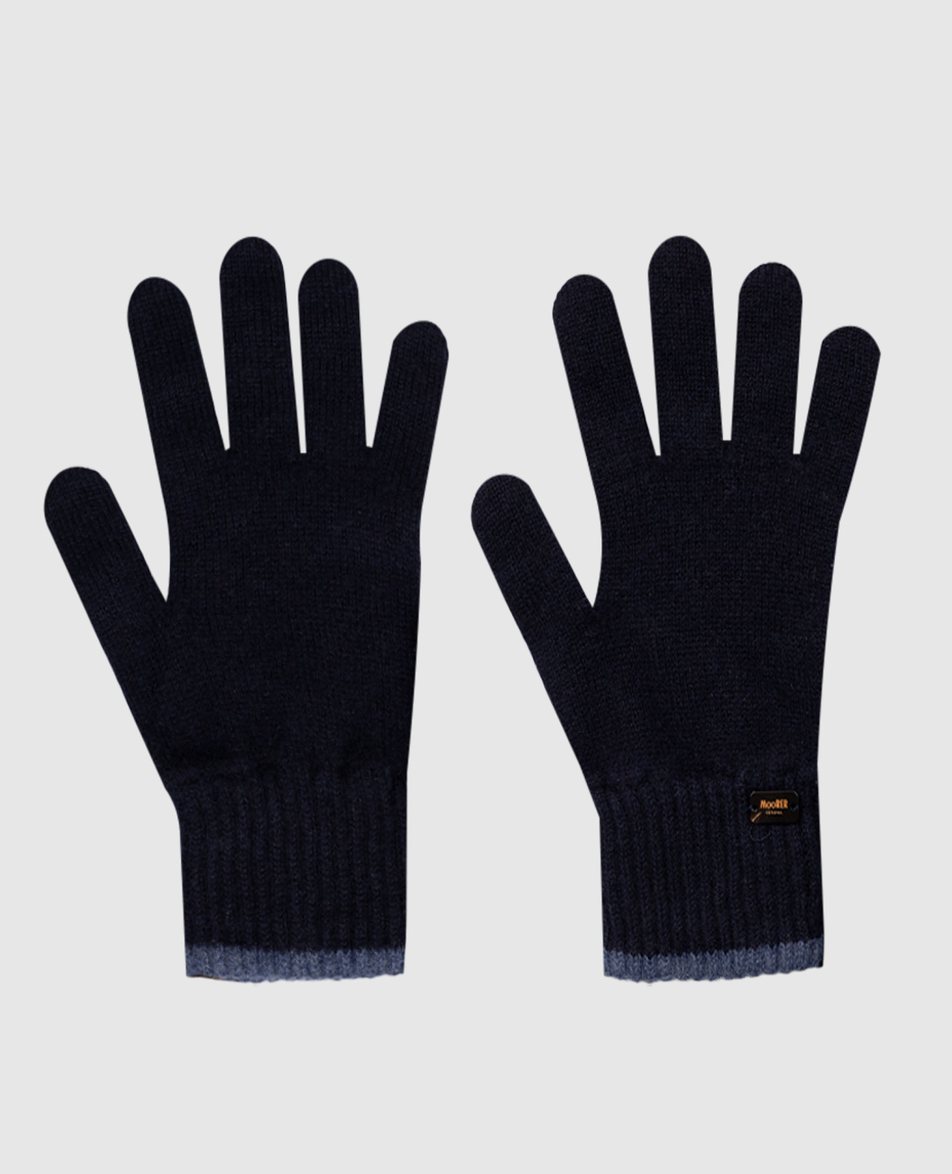 EASTON blue cashmere gloves MooRER