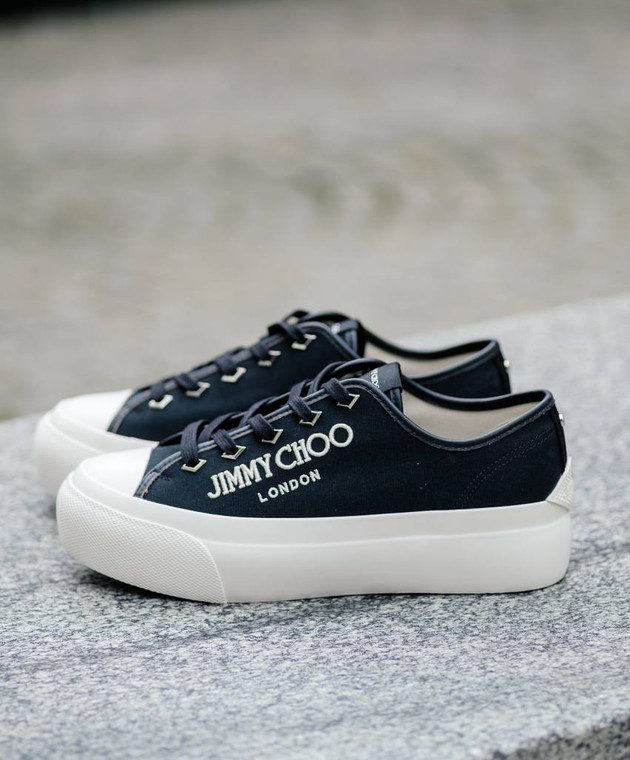 Jimmy Choo - Black sneakers Palma Maxi PALMAMAXIFCYE - shop with