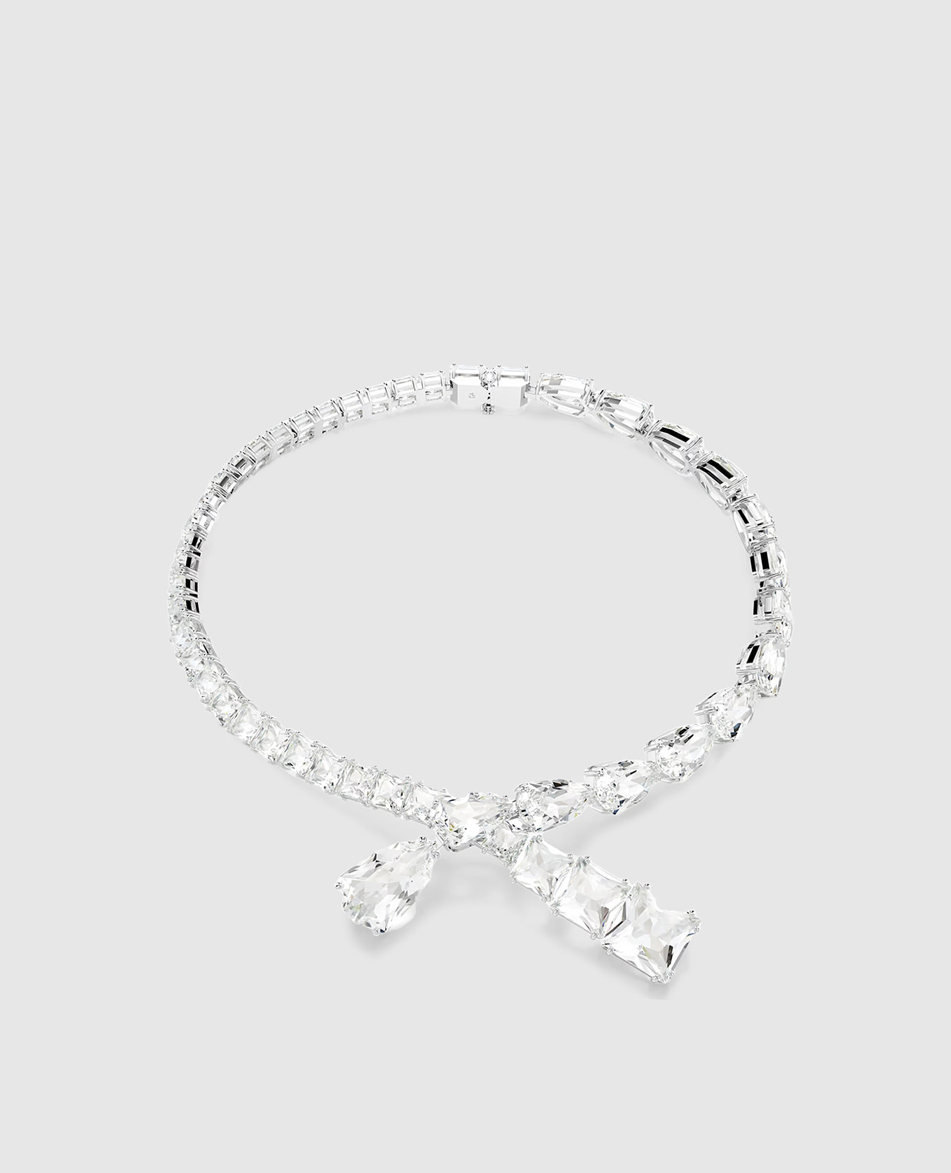 

Matrix silver necklace Swarovski