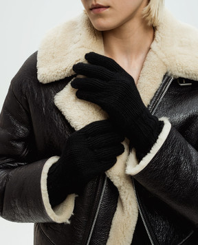 Dolce&Gabbana Black cashmere gloves FX00KTJAWZ9