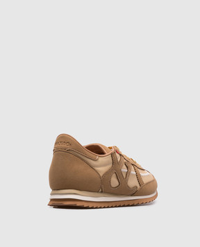 Max & Co Beige sneakers with logo UTABARIN
