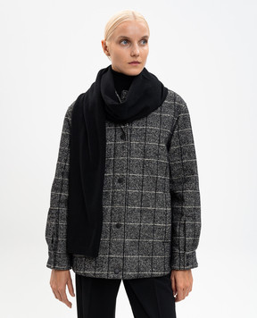 Dolce&Gabbana Black cashmere scarf FXR17TJDVC2