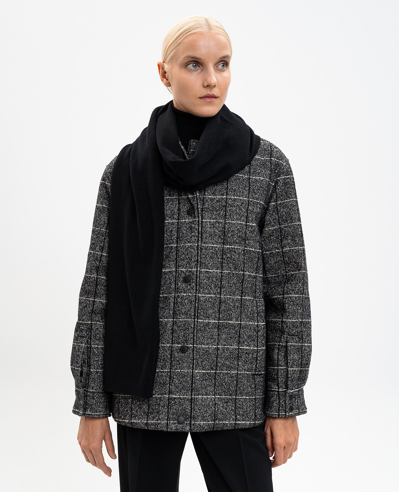Black cashmere scarf Dolce&Gabbana 2