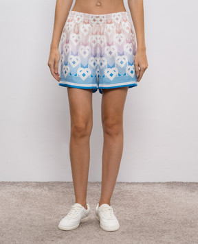 Casablanca Printed silk shorts WPF25TR10407