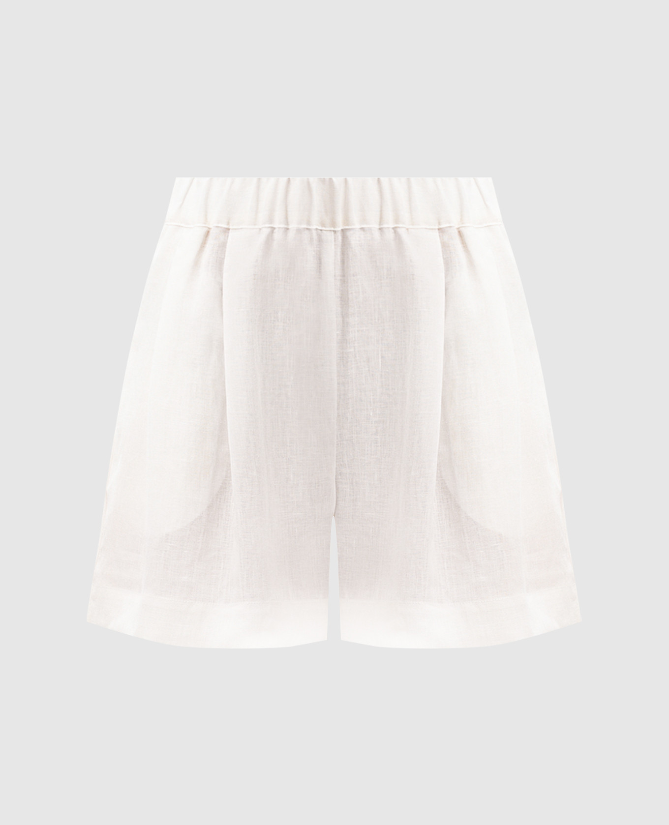 

White Zurich linen shorts Asceno