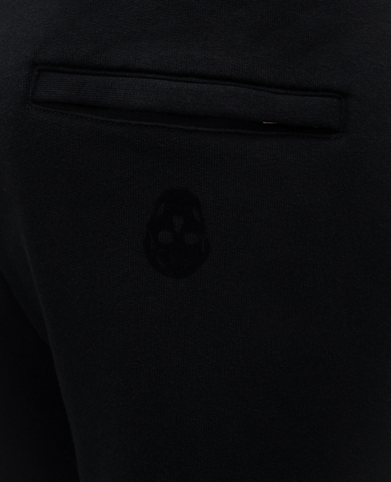 Blue joggers with textured logo emblem Alexander McQueen 5