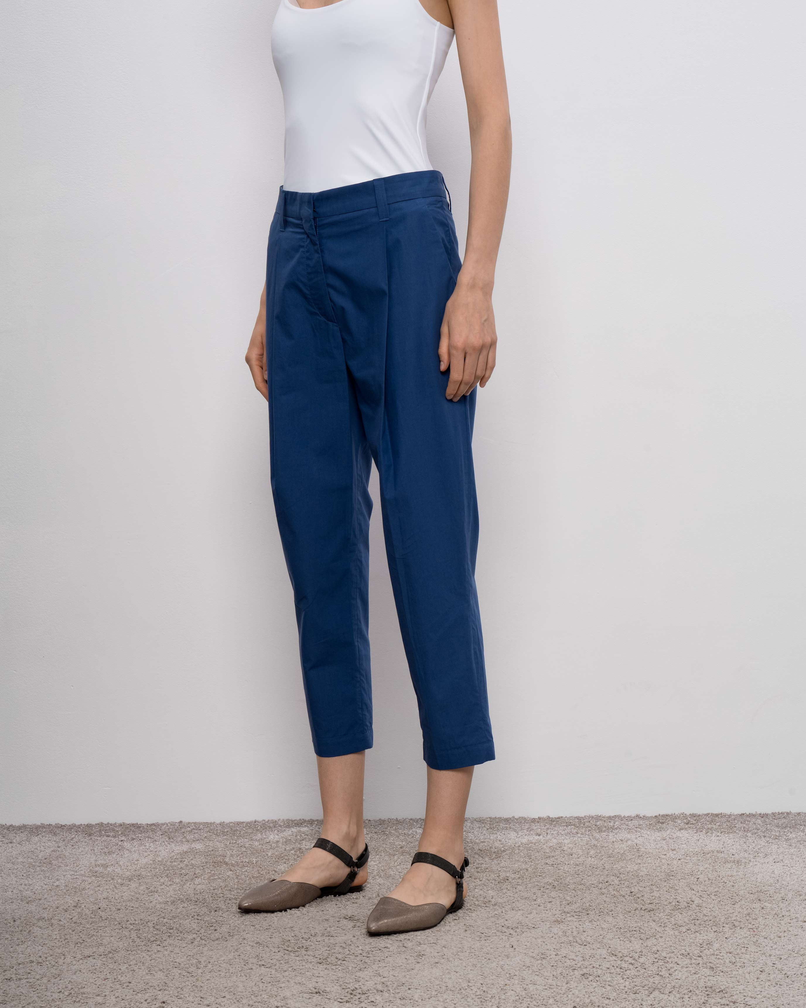 Blue capris Brunello Cucinelli 3
