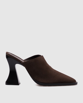 Bottega Veneta Brown suede Cha-Cha mules 787036V3QE1