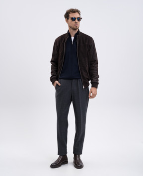 Enrico Mandelli Gray wool pants GYMP015814