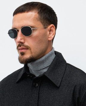 Saint Laurent Gold sunglasses with logo 822261Y9969