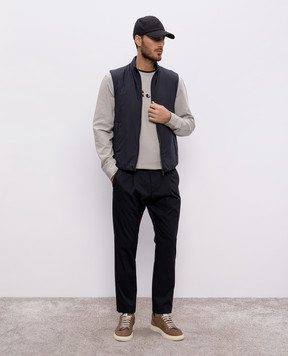 Herno Black pants with logo PT000091U12531