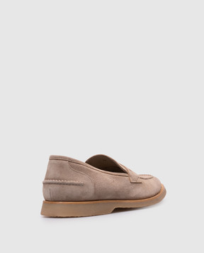Peserico Beige suede loafers R79061C0CC472