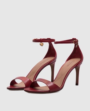 Dolce&Gabbana Red leather sandals CR1774A5738