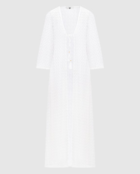 Twinset White cape with openwork pattern 251LM2HDD
