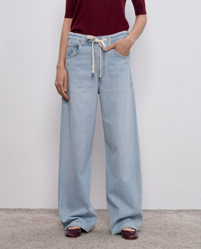 CITIZENS OF HUMANITY Blue jeans with logo patch 20693028
