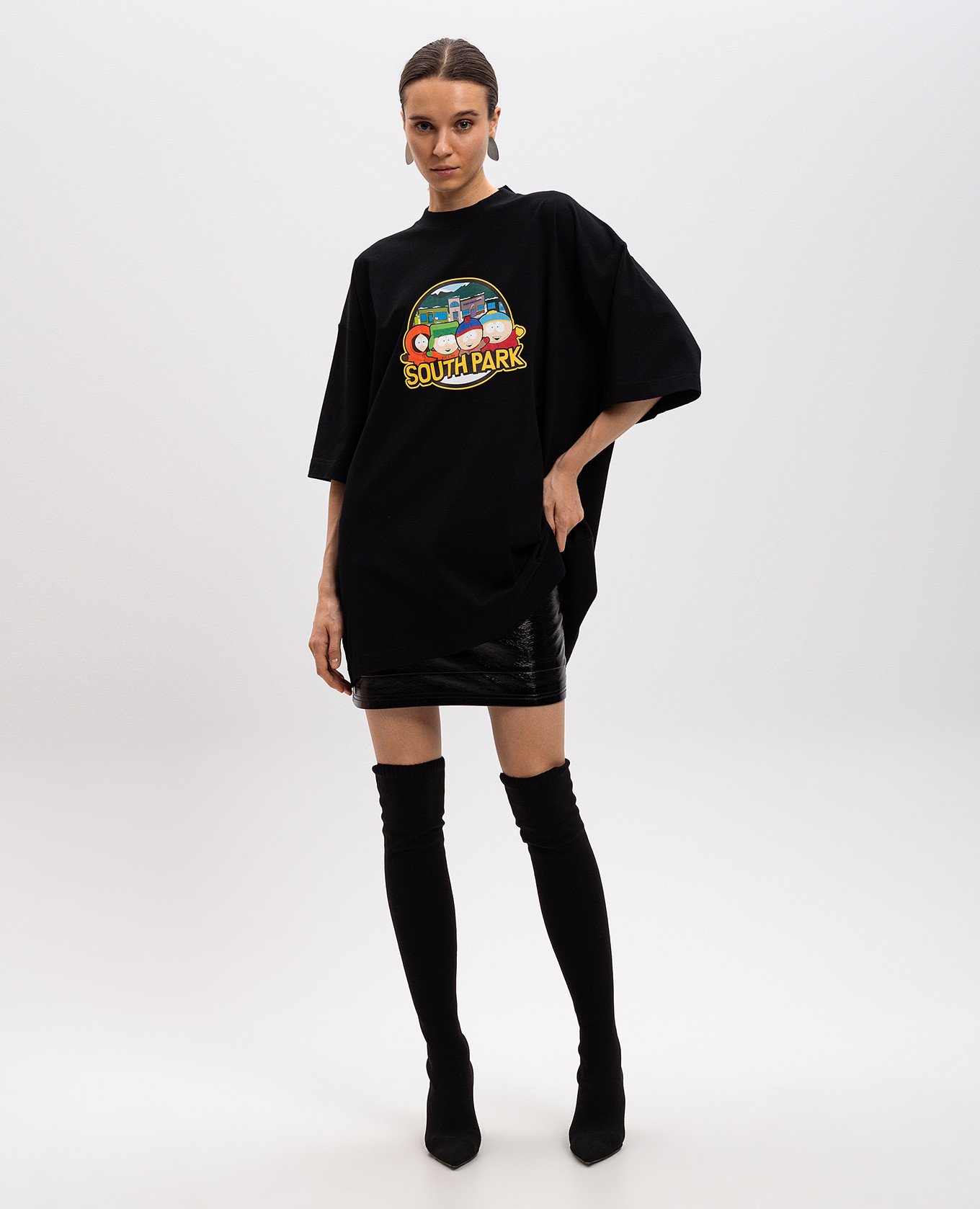 

Black T-shirt with South Park print Vetements