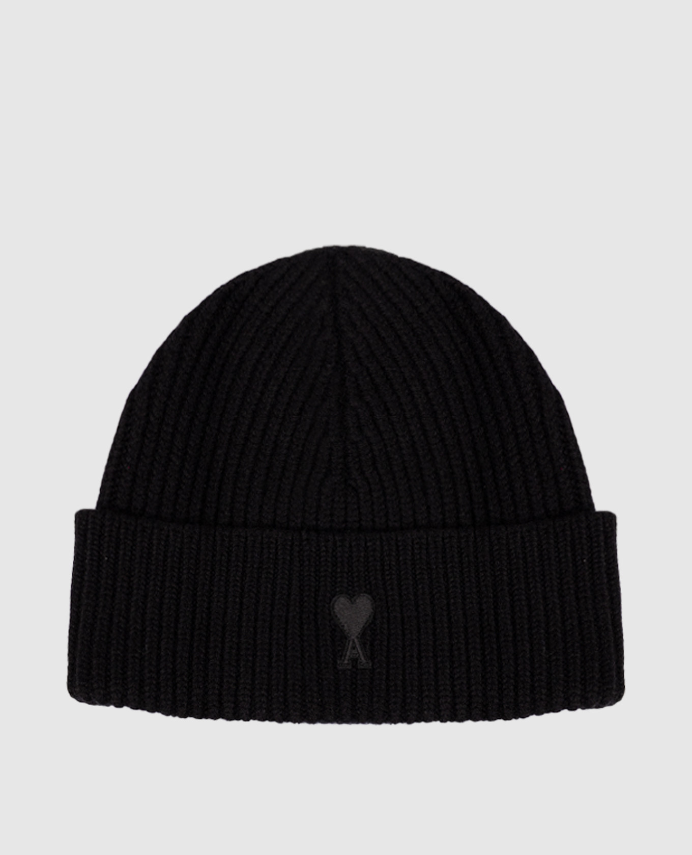 Black wool hat Ami Paris