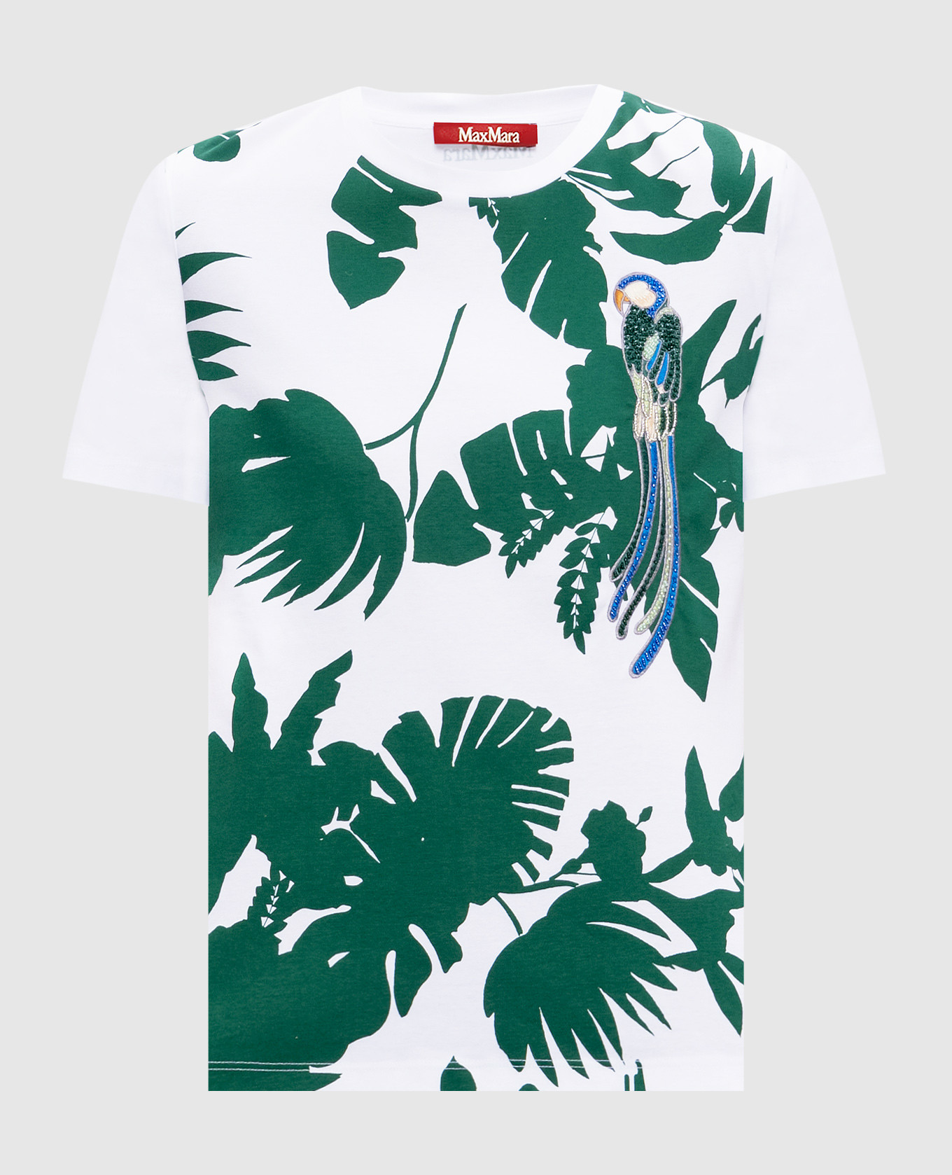 

WON white t-shirt with tropical print Max Mara