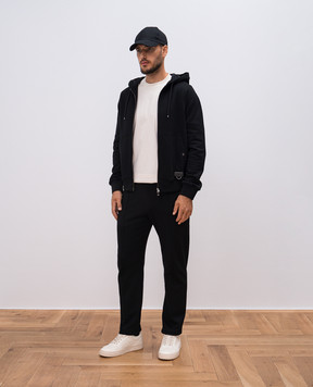 Agnona Black sports jacket with cashmere TN06U1YY2070