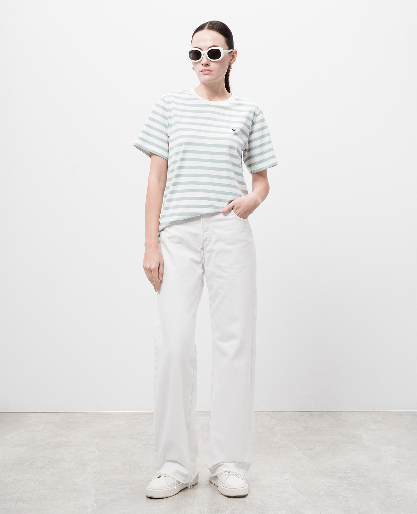 

SATRAPO green striped T-shirt Max Mara Weekend