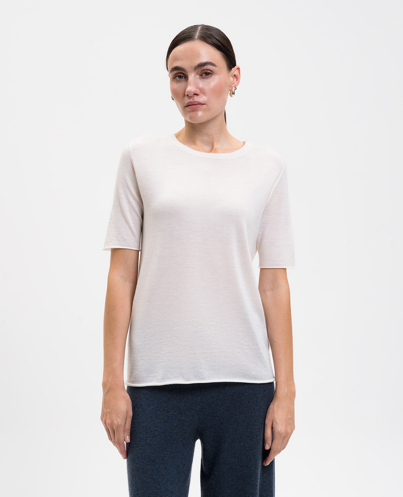 Ari white cashmere top LISA YANG 3