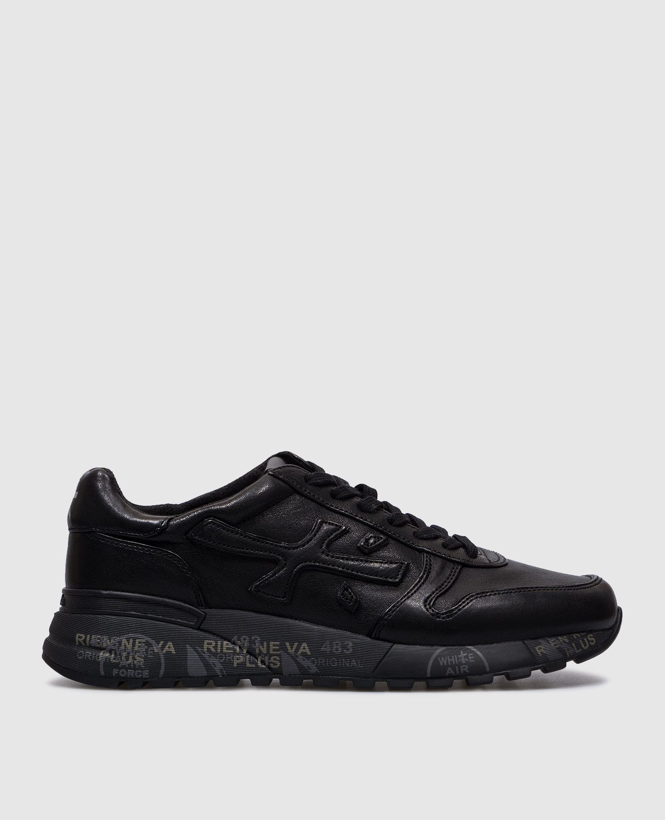 Premiata MICK black leather sneakers