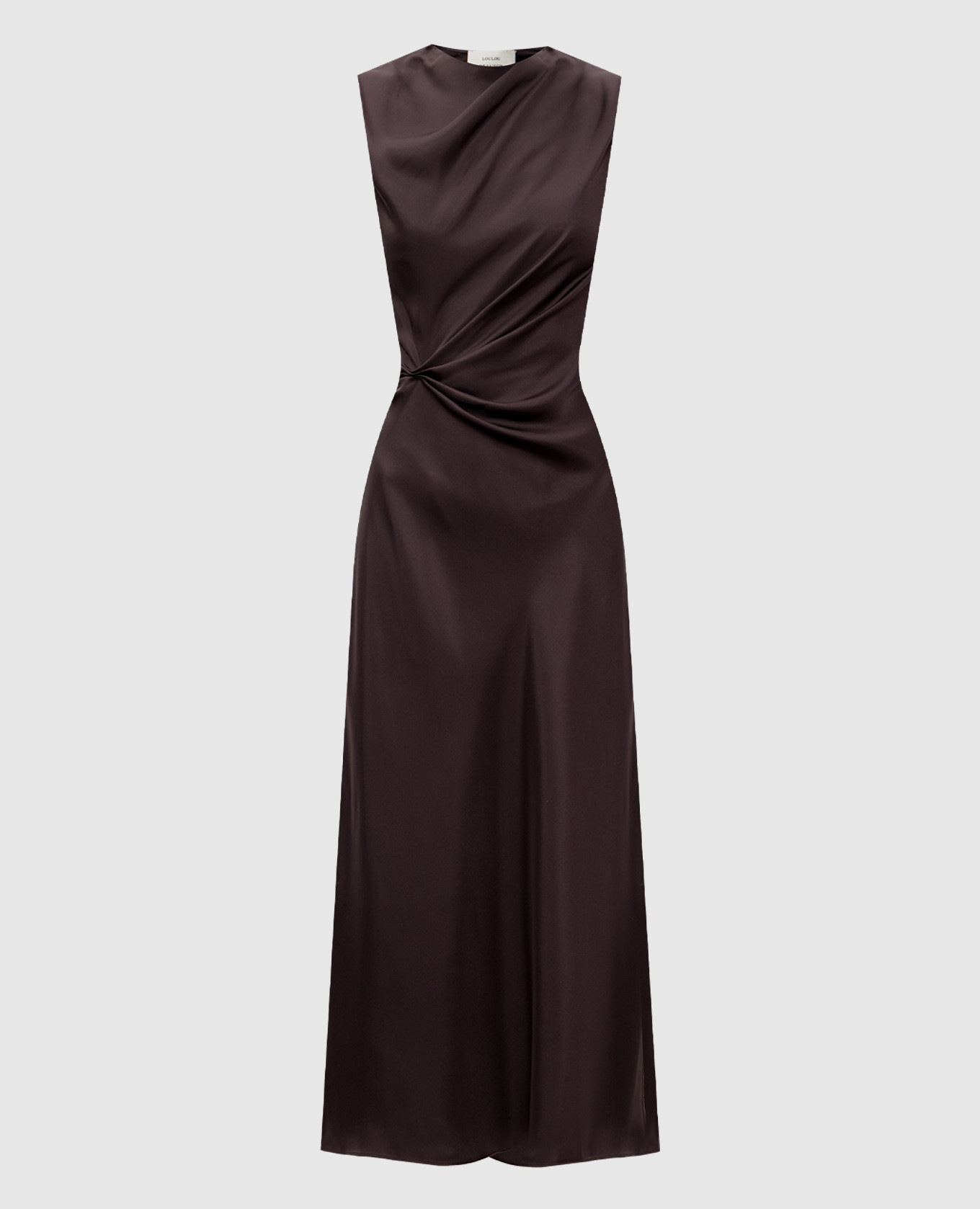

Brown ROAN silk dress Loulou de Saison