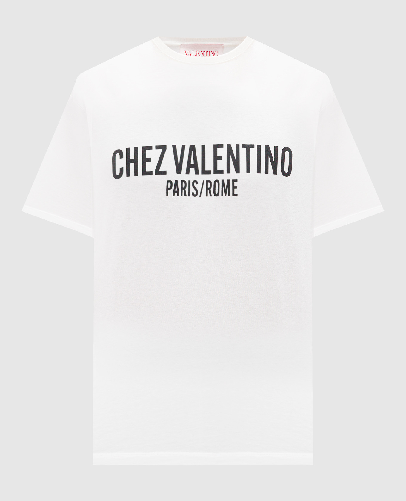 White T-shirt with contrasting brand print Valentino