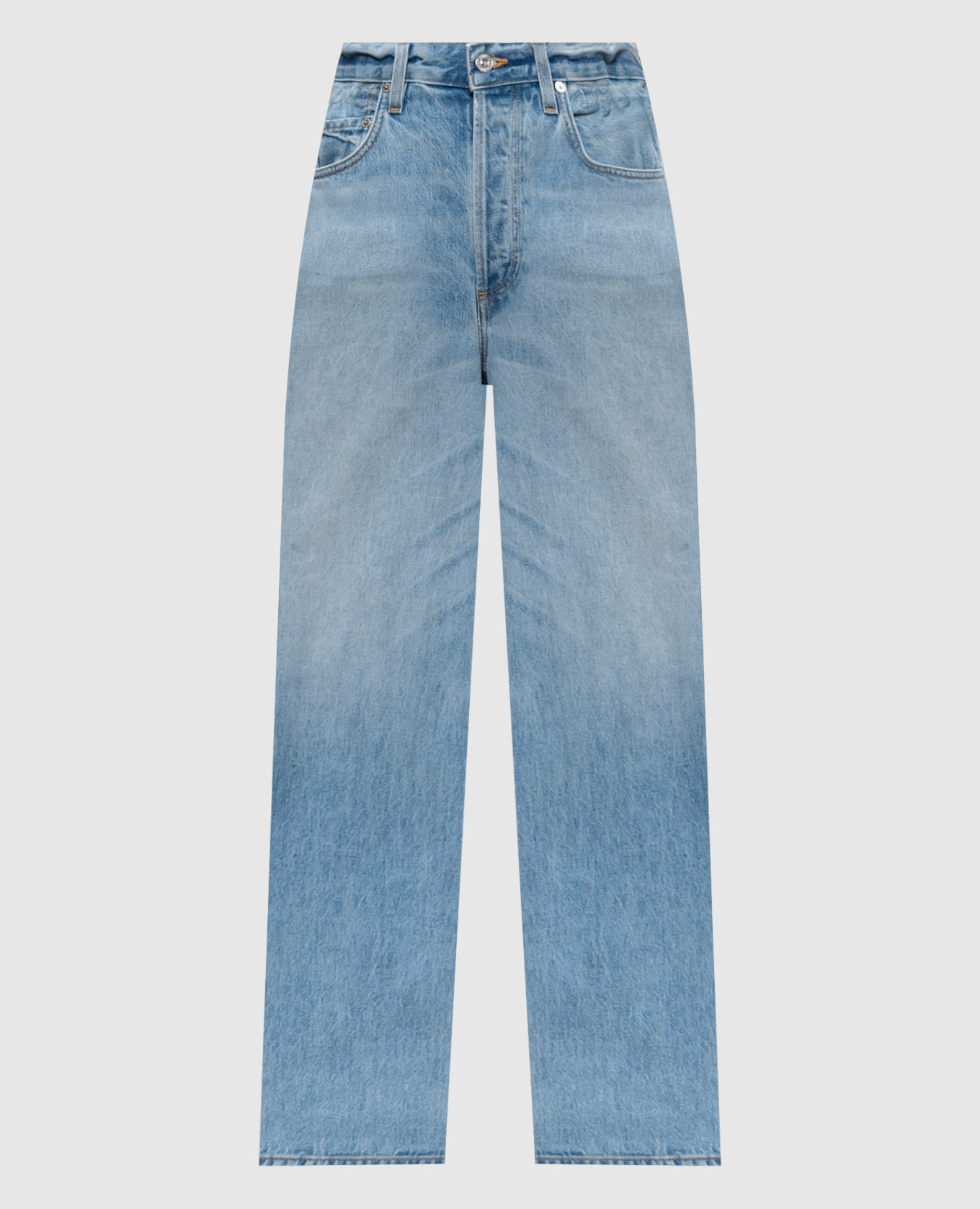 

Blue jeans with logo patch CITIZENS OF HUMANITY, Light blue