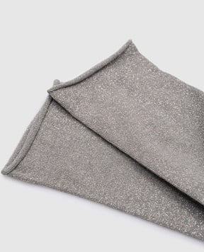 Brunello Cucinelli Gray socks with cashmere and silk with lurex M41945019