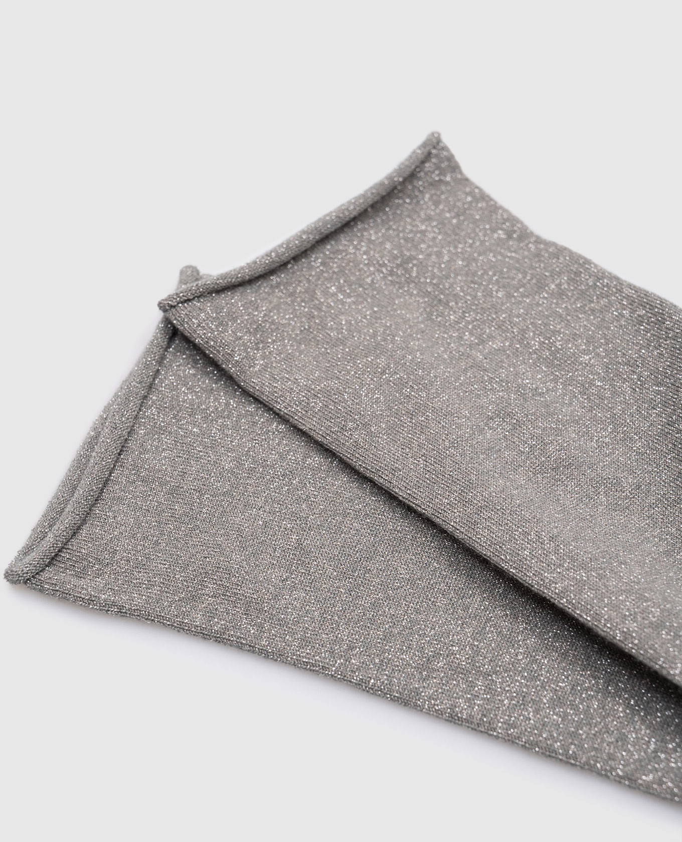 

Gray socks with cashmere and silk with lurex Brunello Cucinelli, Grey