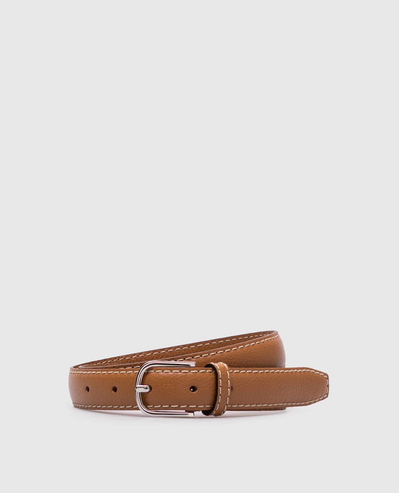 

Brown leather belt Toteme