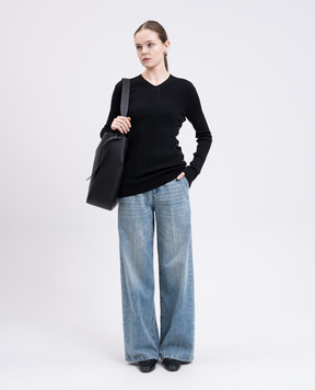 Jil Sander Black wool pullover J02GP0229J14797