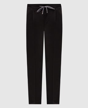 Cashmere&Whiskey Brown wool pants 02556R0498