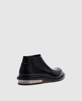 Jil Sander Black leather low chelsea boots J15WR0020P7032