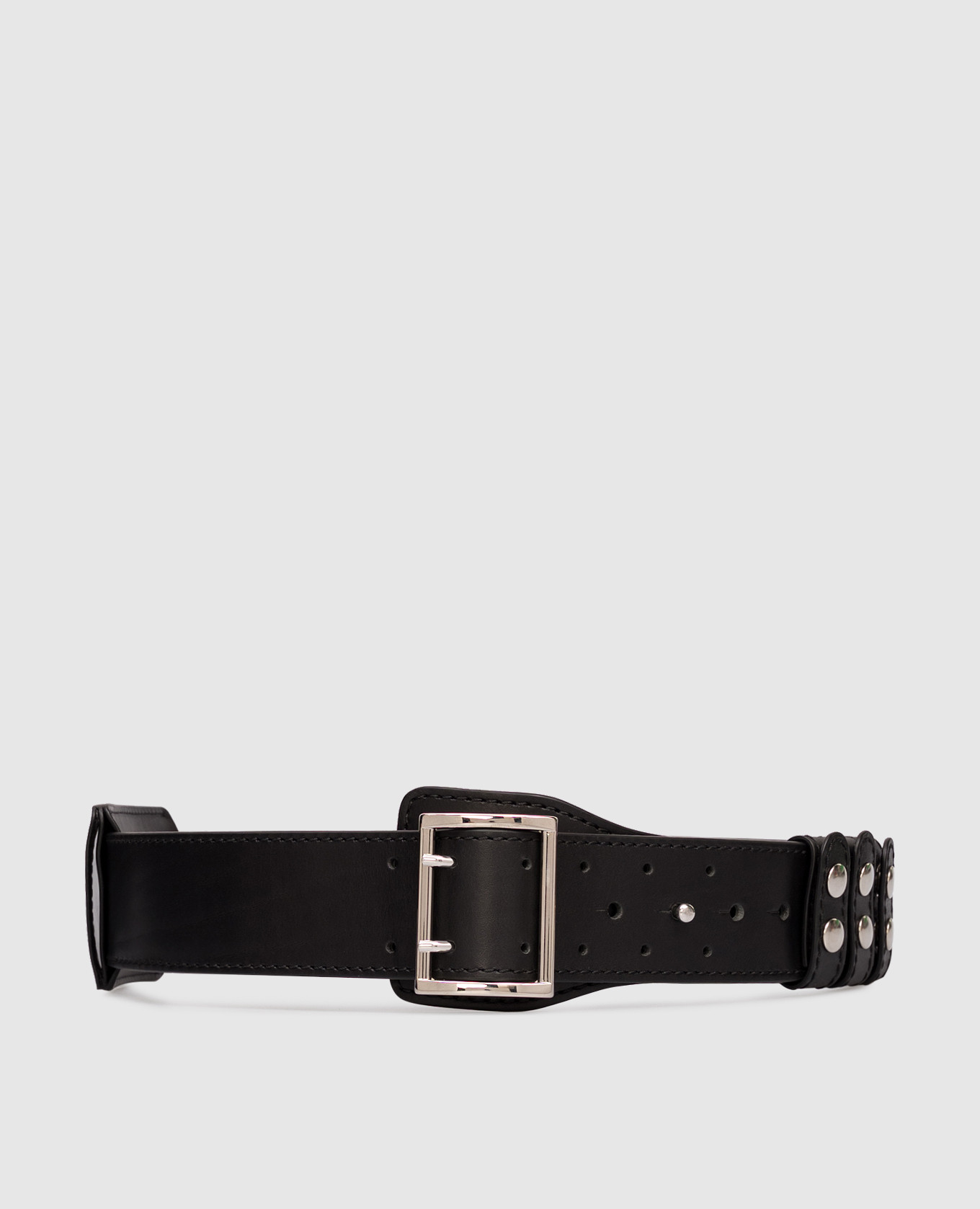 

Black leather belt Vetements