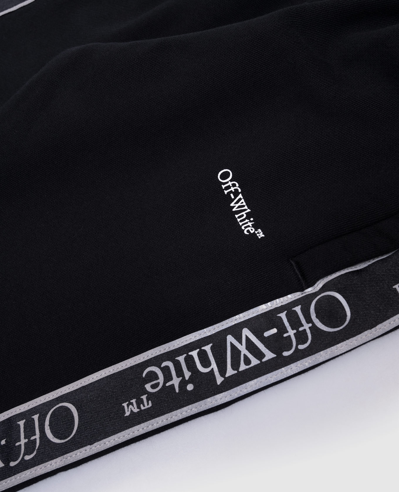 

Children's black sports pants with branded stripes Off-White