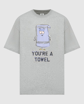 Tシャツ・カットソー VETEMENTS Men T-shirt Grey UA66TR645G GREYMELANGE VETEMENTS: T-shirt men - Grey | Vetements t-shirt UA66TR645G