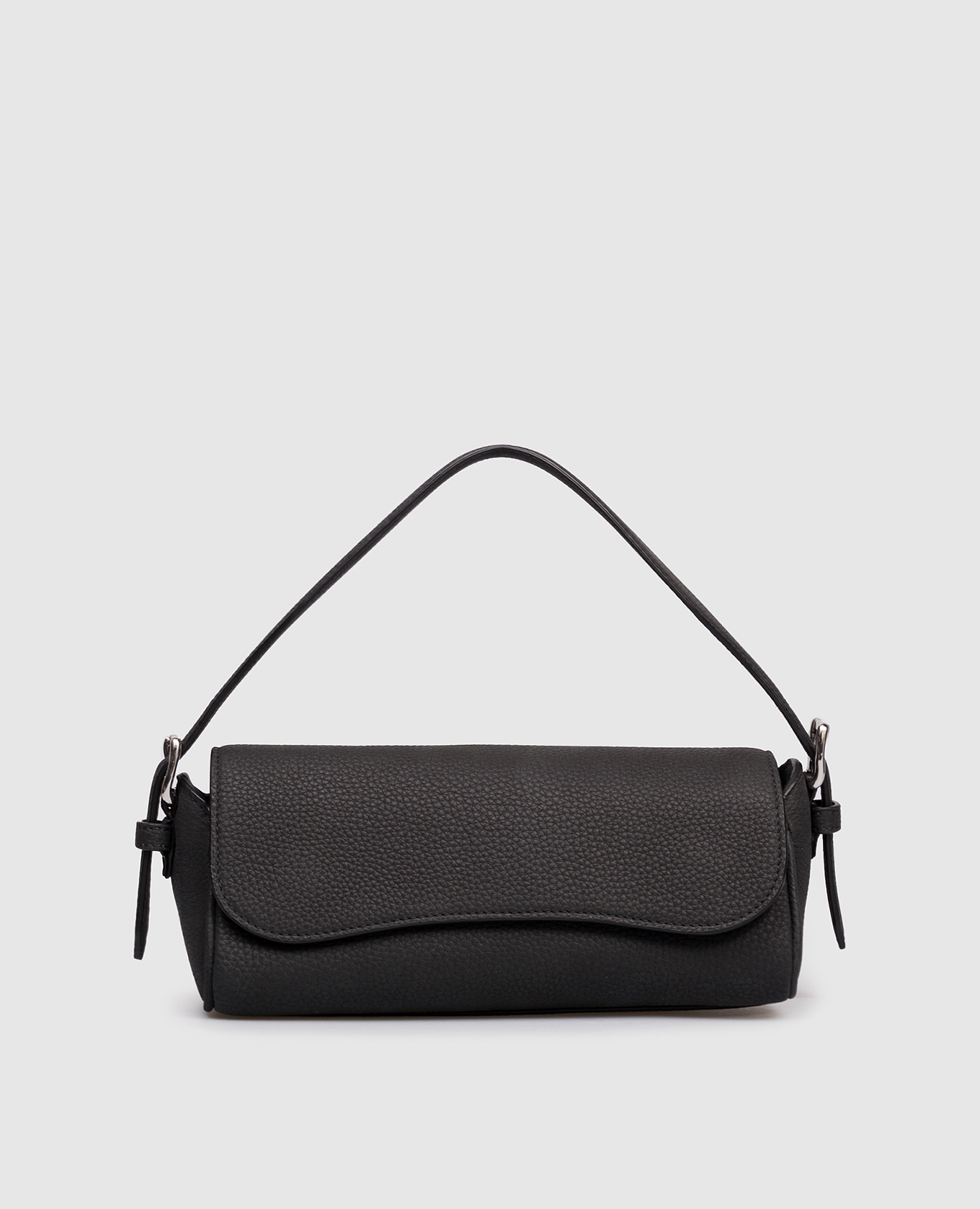 

Bonny black nubuck baguette bag J&M DAVIDSON