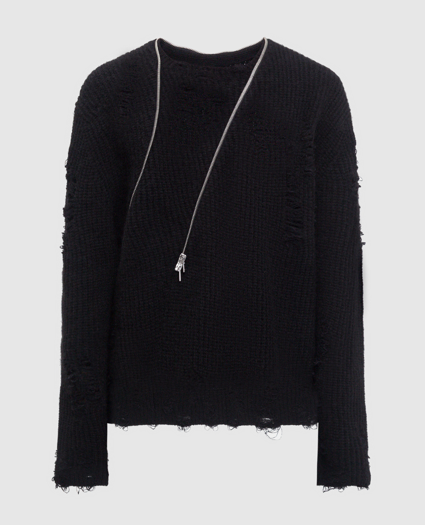 

Black sweater with wool Heliot Emil, Черный