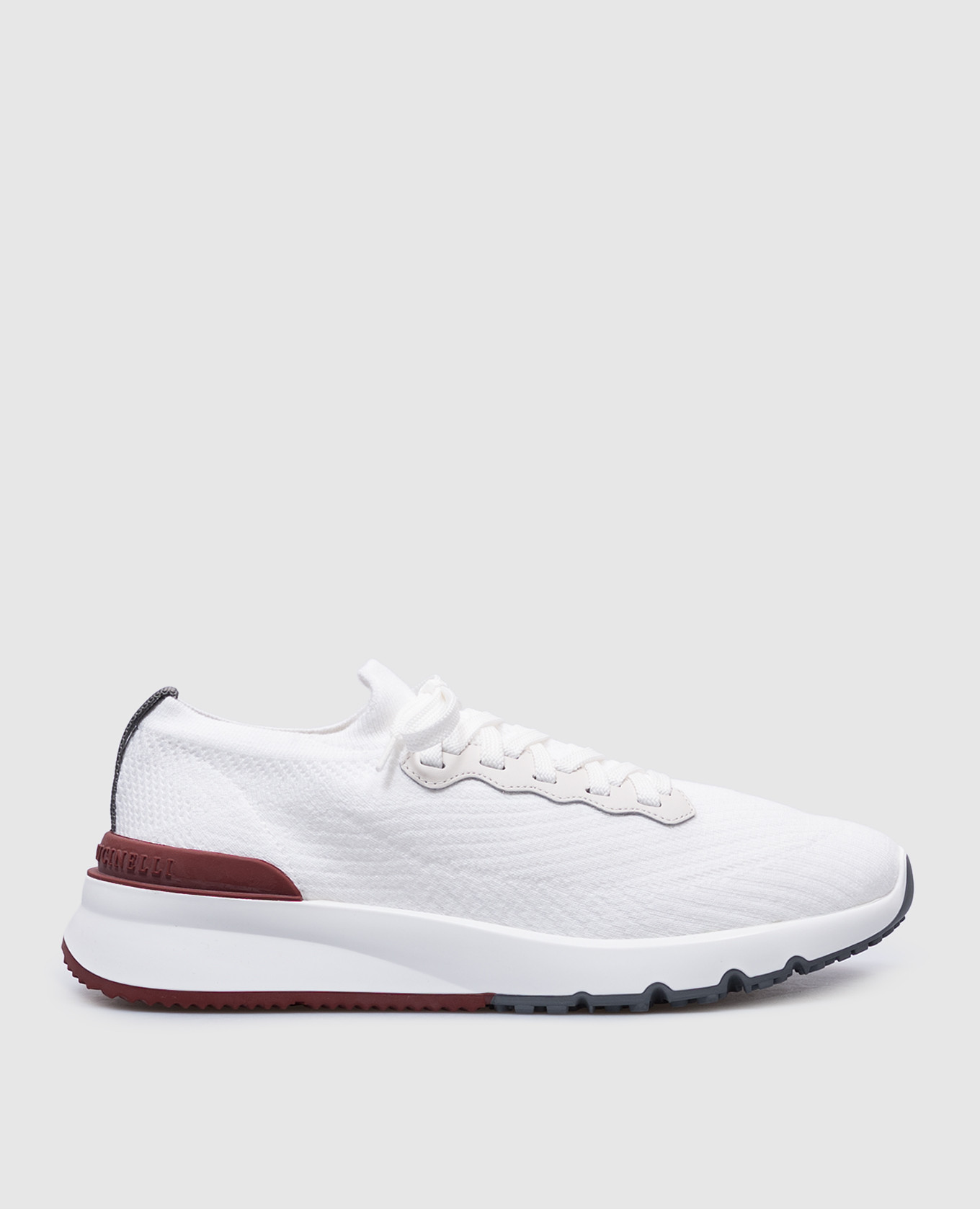

White sneakers with logo Brunello Cucinelli