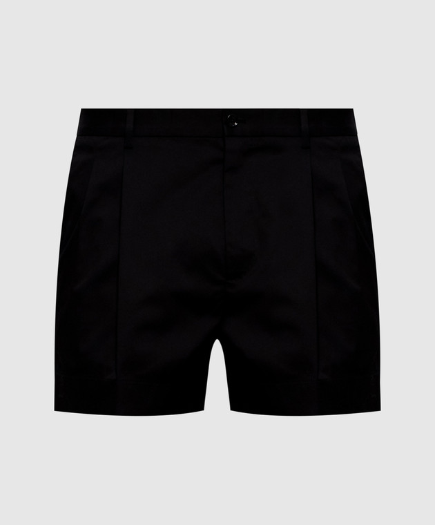 Dolce&Gabbana - Black shorts with logo GP0X9TFUFNV - shop