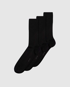 CDLP Set of black wool socks MSO006112303