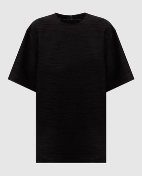 Toteme Black top with woven pattern 243WRT0332FB0199