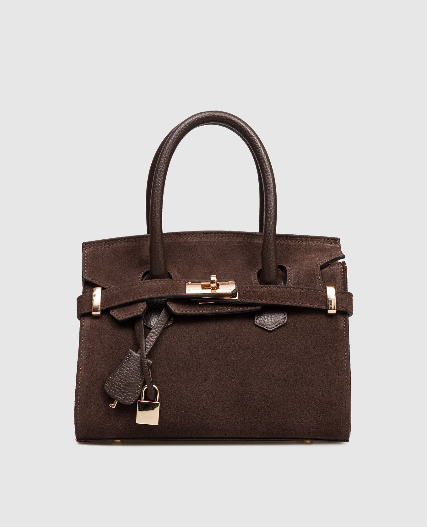 

Brown suede convertible bag Gianni Notaro
