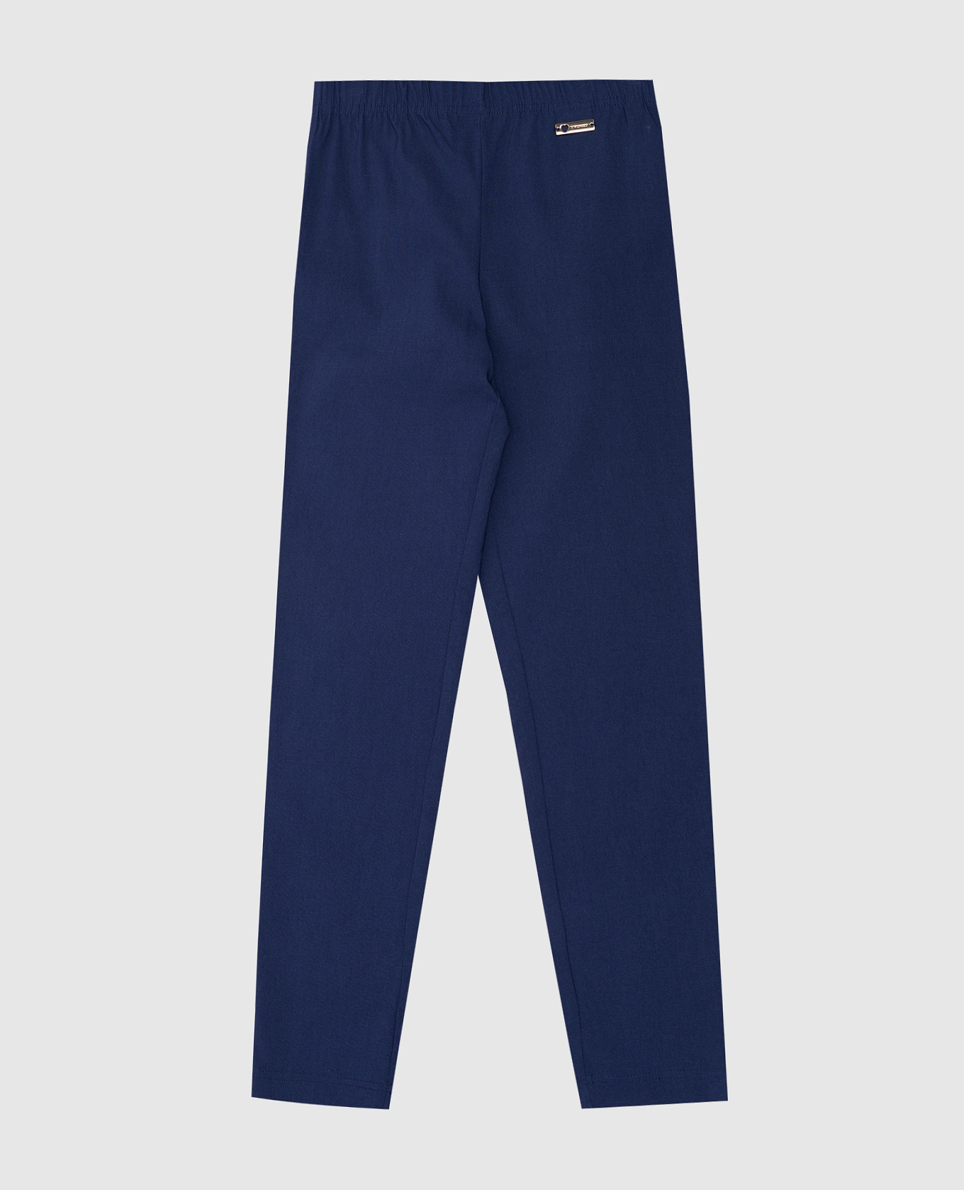 

Children's blue pants with a logo Twinset